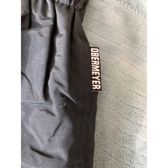 Obermeyer Ladies Ski Pants Size 10 Black Nylon Waterproof WinterSports - Picture 3 of 9
